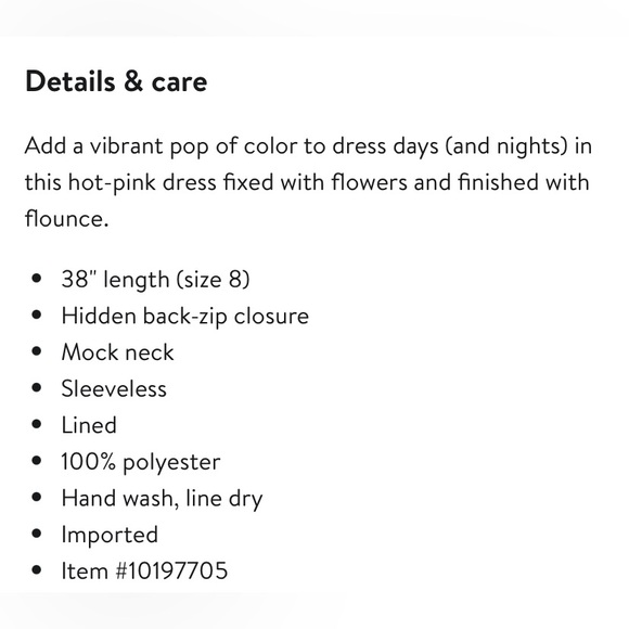 Gorgeous Magenta Floral Lace Party Dress NWT - Picture 6 of 6